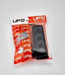 UFO TOPRAKLI GRUP PRİZ ÜÇLÜ 3 METRE KABLOLU SİYAH RENK