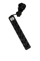 UFO 6 LI  GRUP PRİZ USB AKIM KORUMALI 5 METRE SİYAH
