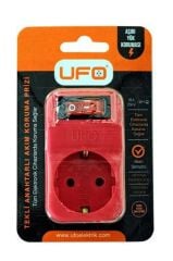 UFO AKIM KORUMALI FİŞ PRİZ FUŞYA