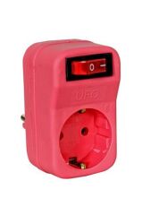 UFO AKIM KORUMALI FİŞ PRİZ FUŞYA