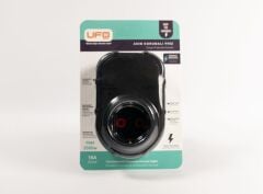 ufo yeni nesil tekli akım korumalı fiş priz gri 3000watt