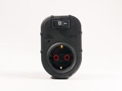 ufo yeni nesil tekli akım korumalı fiş priz siyah anahtarlı 3000watt