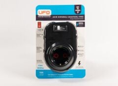 ufo yeni nesil tekli akım korumalı fiş priz siyah anahtarlı 3000watt