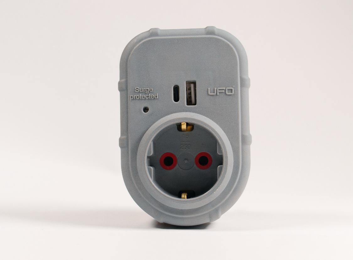 UFO AKIM KORUMALI RENKLİ PRİZ SÜREKLİ KORUMA TYPE-C USB