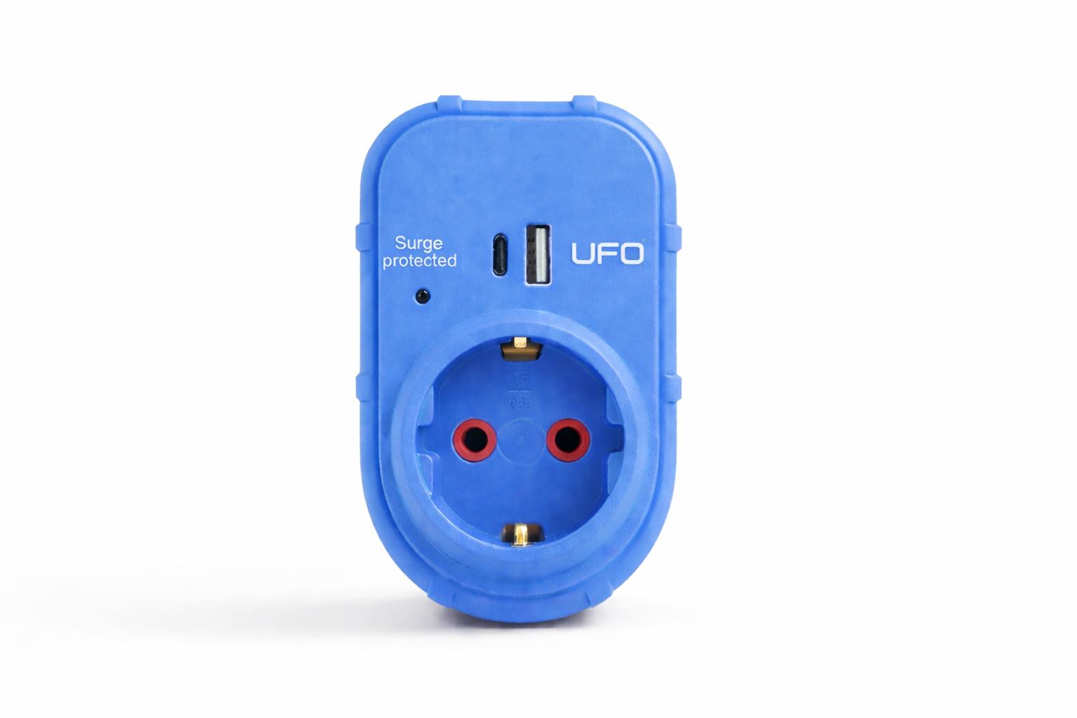 UFO AKIM KORUMALI RENKLİ PRİZ SÜREKLİ KORUMA TYPE-C USB