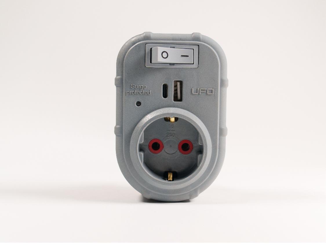 UFO AKIM KORUMALI RENKLİ PRİZ SÜREKLİ KORUMA TYPE-C USB ANAHTARLI